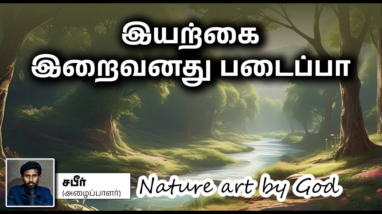 இயற்கை இறைவனது படைப்பா_ Nature art by God_┇சபீர் (அழைப்பாளர்)┇13-04-2025┇Way to Paradise