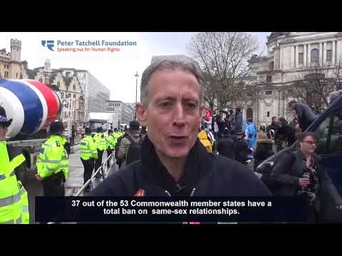 Commonwealth Day protest for LGBT+ rights (short) - London, 12 March 2018 - YouTube