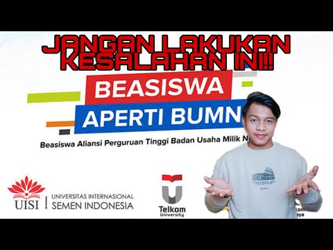 TIPS & TRIK JITU LULUS BEASISWA APERTI BUMN | DI JAMIN LULUS !