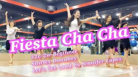 Fiesta Cha Cha(Beginner) Line Dance - Demo&Tutorial