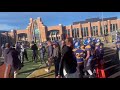 Shoshoni players and coaches celebrate the Wranglers’ victory over Rocky Mountain in the Class 1A