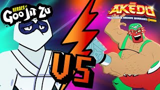 Goo Jit Zu Vs Akedo | Ultimate Fight Compilation | Cartoons For Kids