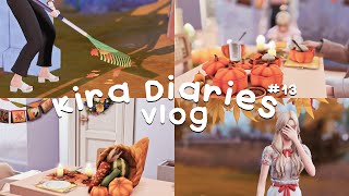 [The sims4] Vlog // Kira diaries #13 // Autumn vibe, Pumpkin, Sadness, and more