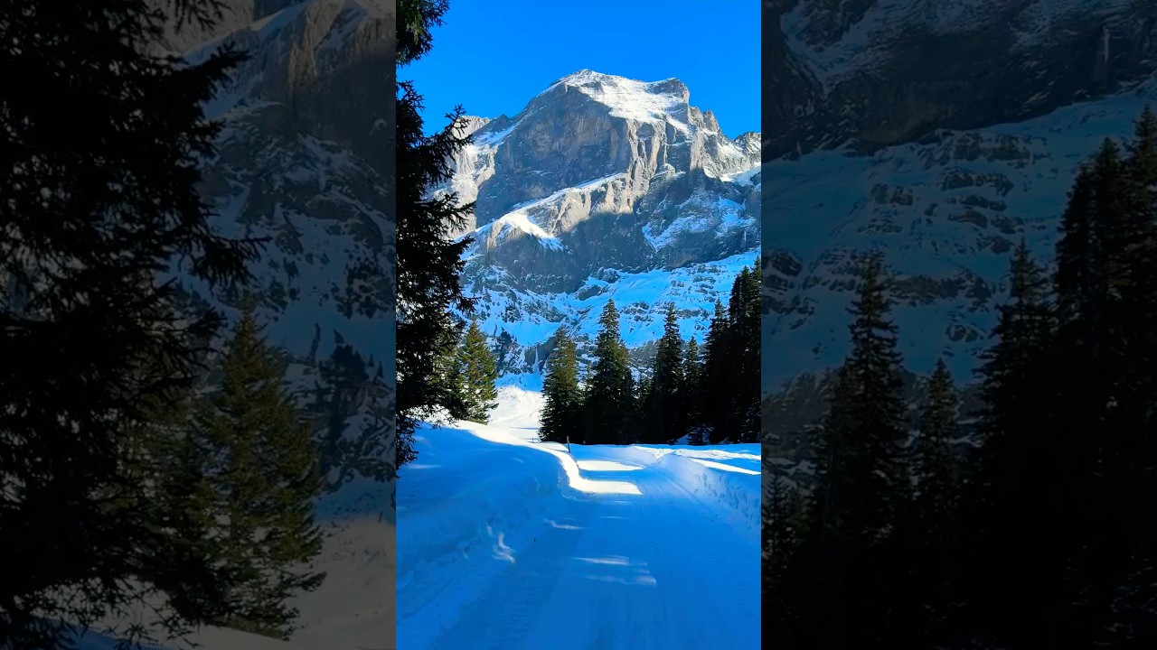 BREATHTAKING WINTER WONDERLAND ❄️ IN SWISS ALPS | STUNNING SNOWY LANDSCAPE
