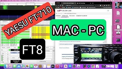 YAESU FT-710 - MAC, PC, WSJTX(FT8) FULL INSTALL