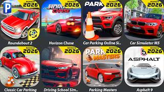 Horizon Chase,Car Parking Online Simulator,Roundabout 2,Car Simulator M5,Asphalt 9,Parking Masters screenshot 3
