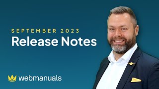 Release Notes - September 2023 | Web Manuals