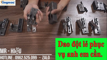 Dao đột đập lẻ phục vụ anh em //  dao Xingfa dao 55 vát cạnh. Kho máy nhôm kingmac