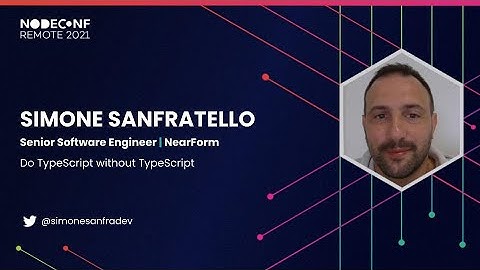 Do TypeScript without TypeScript - Simone Sanfratello