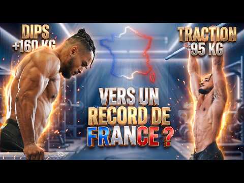 Dips +160kg, Traction @95kg vers un record de France ? ( Prépa championnat de France 🇫🇷)