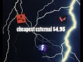Cheapest rust external (4.95)
