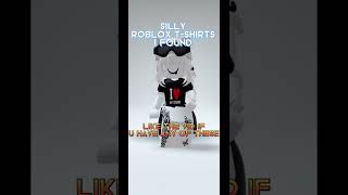 Silly Roblox t-shirts I found😜🤪