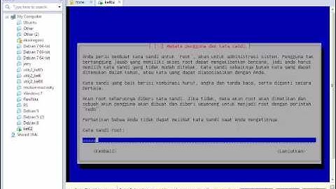 Cara instalasi Debian 6 di VMWare