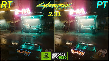 Cyberpunk 2077  Patch 2.31 Ray Tracing VS Path Tracing | RTX 4080 | 4K 1440p DLSS 4