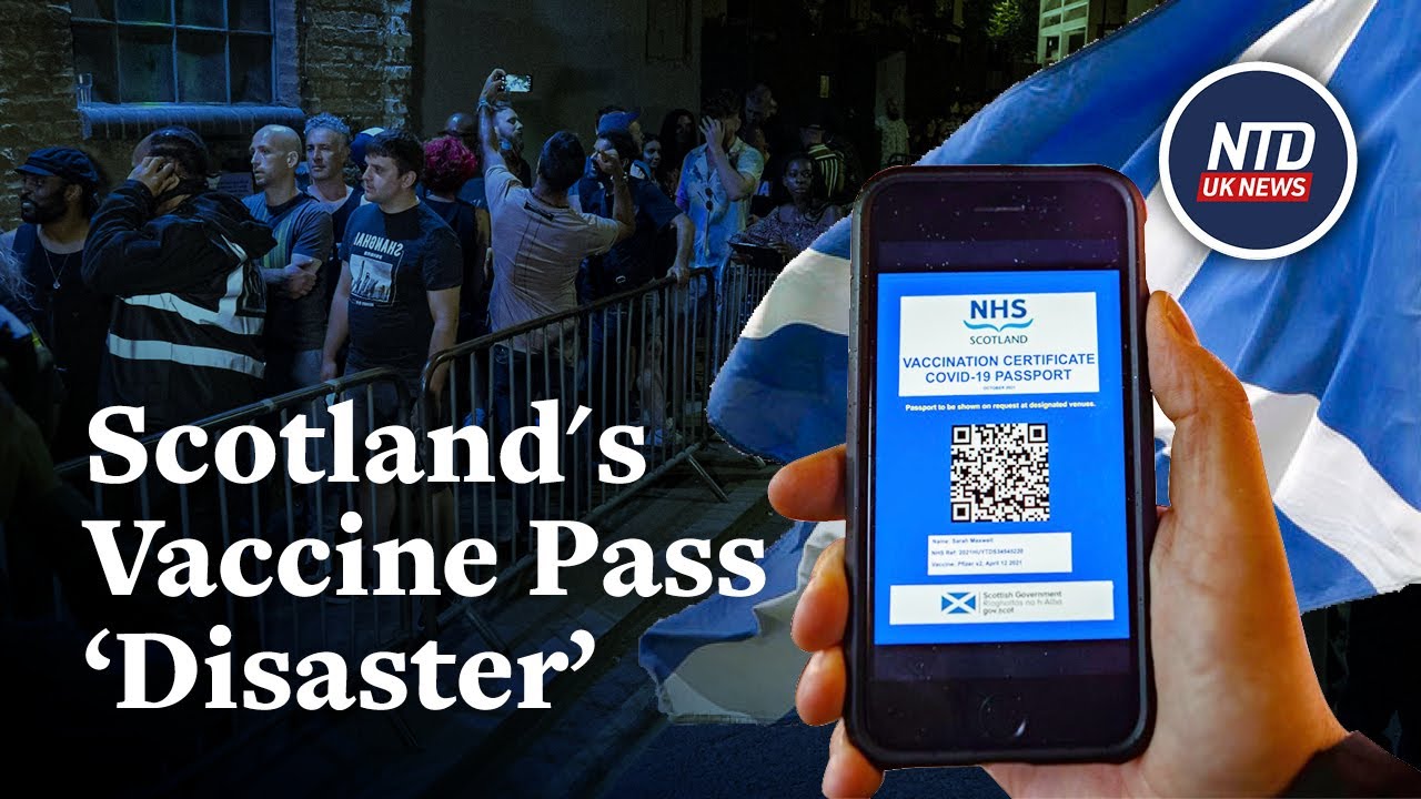 Scotland's Vaccine Passport ‘Disaster’; Proposed Mine Tests UK Efforts Ahead of COP26 | NTD UK News