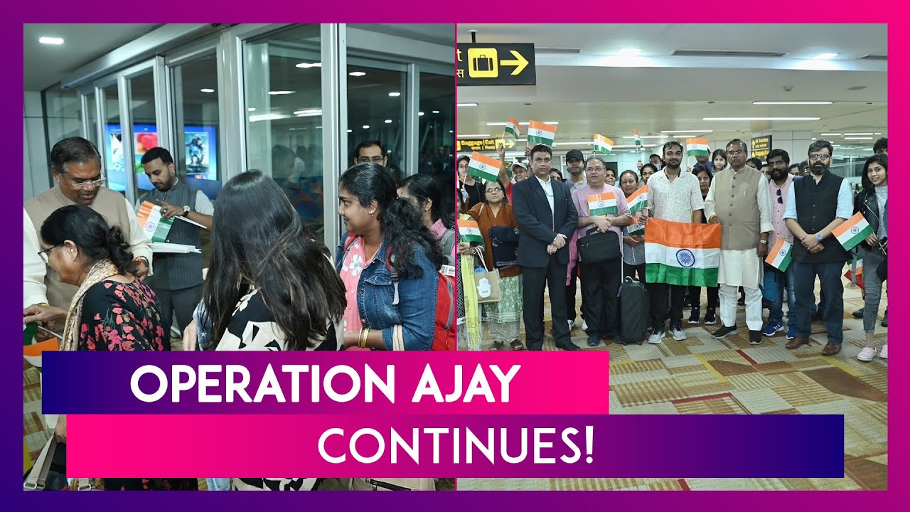 Operation Ajay: India Brings Back 143 People, Including Two Nepalese, From Israel On Sixth Flight