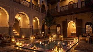 Moroccan Dinner Music 🇲🇦 Relaxing Marrakech Riad Ambience | Oriental Night Background Music