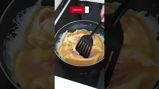 Cooking a Ham Cheese Omelette #shortvideo #cooking #shortsfeed #recipe #food #hamandcheese #omelette