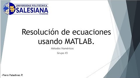 Video Proyecto - Métodos Numéricos G#3 P.