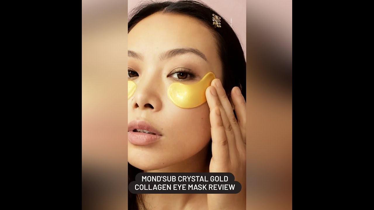 MOND'SUB CRYSTAL GOLD COLLAGEN UNDER EYE MASK HONEST REVIEW | EYE MASK FOR DRY SKIN | LASH AND LINER