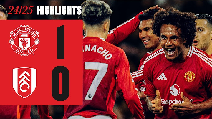 DEBUT GOAL FOR ZIRKZEE! 🤩   Man Utd 1 0 Fulham   Premier League