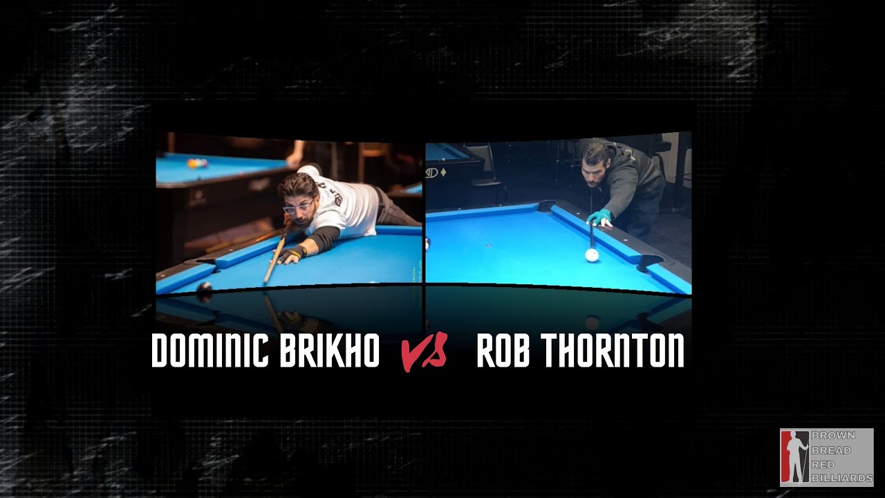 Billiards Race to 13 Rob Thornton vs Dominic Brikho YouTube