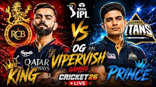 LIVE IPL🔴🏏 RCB vs GT | Cricket 26 Gameplay🔥❤️