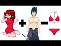 GIRLFRIEND + SASUKE = ? (FNF Animation)