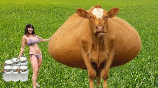 How much grass does a cow eat to produce so much milk???