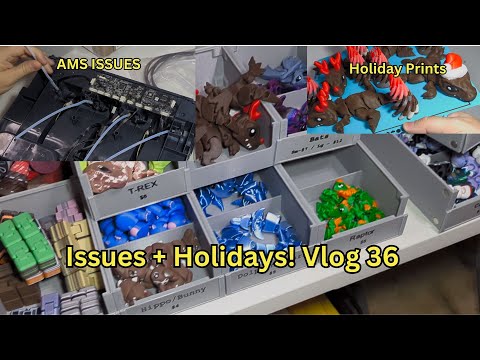 PTFE Tube Broke Snapmaker Update Holiday Prep Begins Print Shop Vlog 36