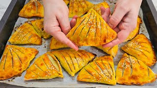 Uzbek Samosa Recipe سمبوسه ازبکی خوش مزه👌🫠