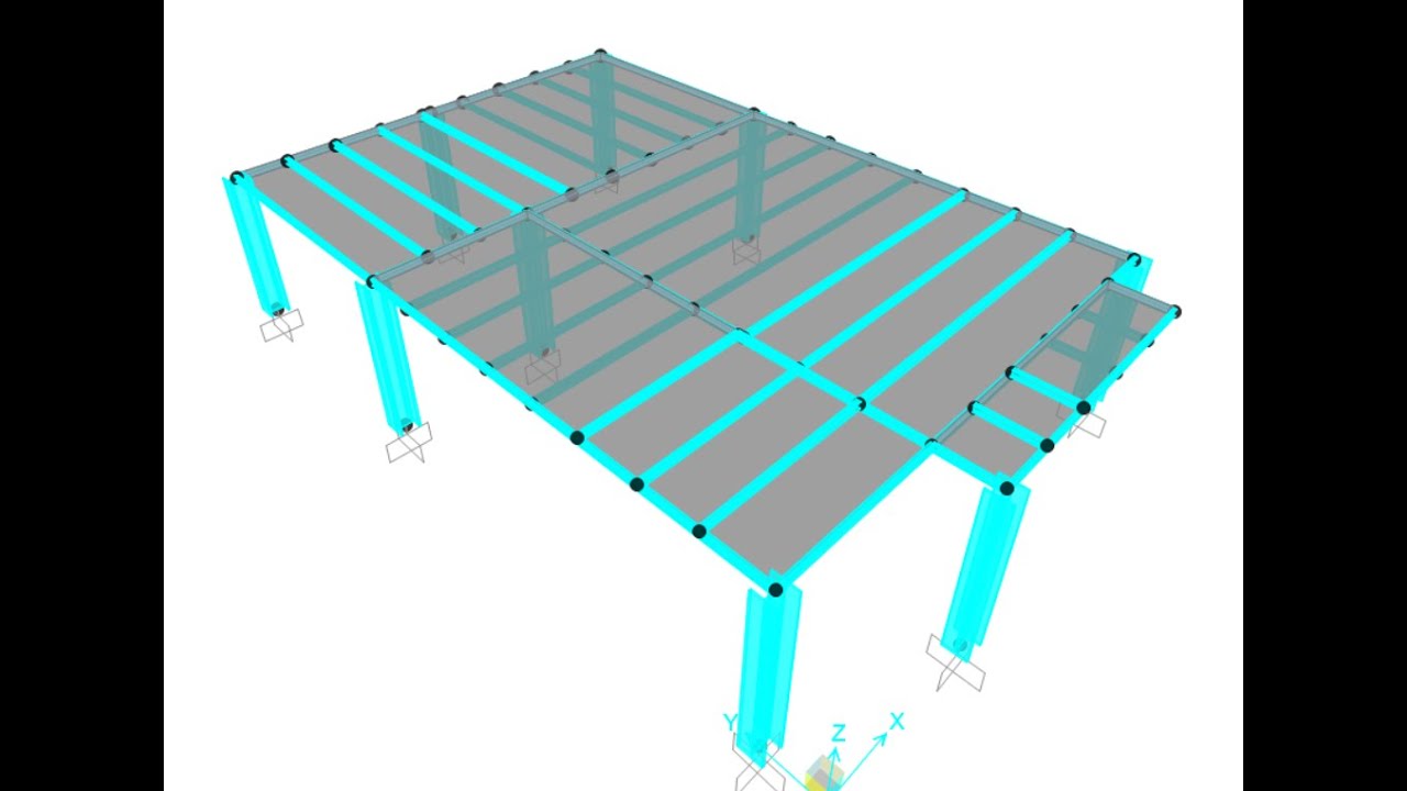 Steel structure (real structure part 3 ) - YouTube