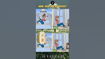 How did she survive?🧠💡#brainteasers  #logicpuzzles #riddlechallenge #riddleoftheday