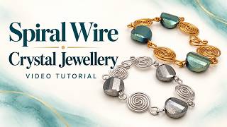 Spiral Wire Crystal Jewellery