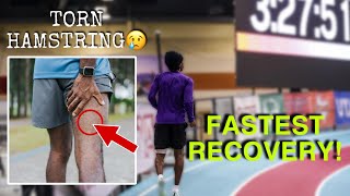 How To Recover FAST From A Hamstring Tear?? // Meet Recap