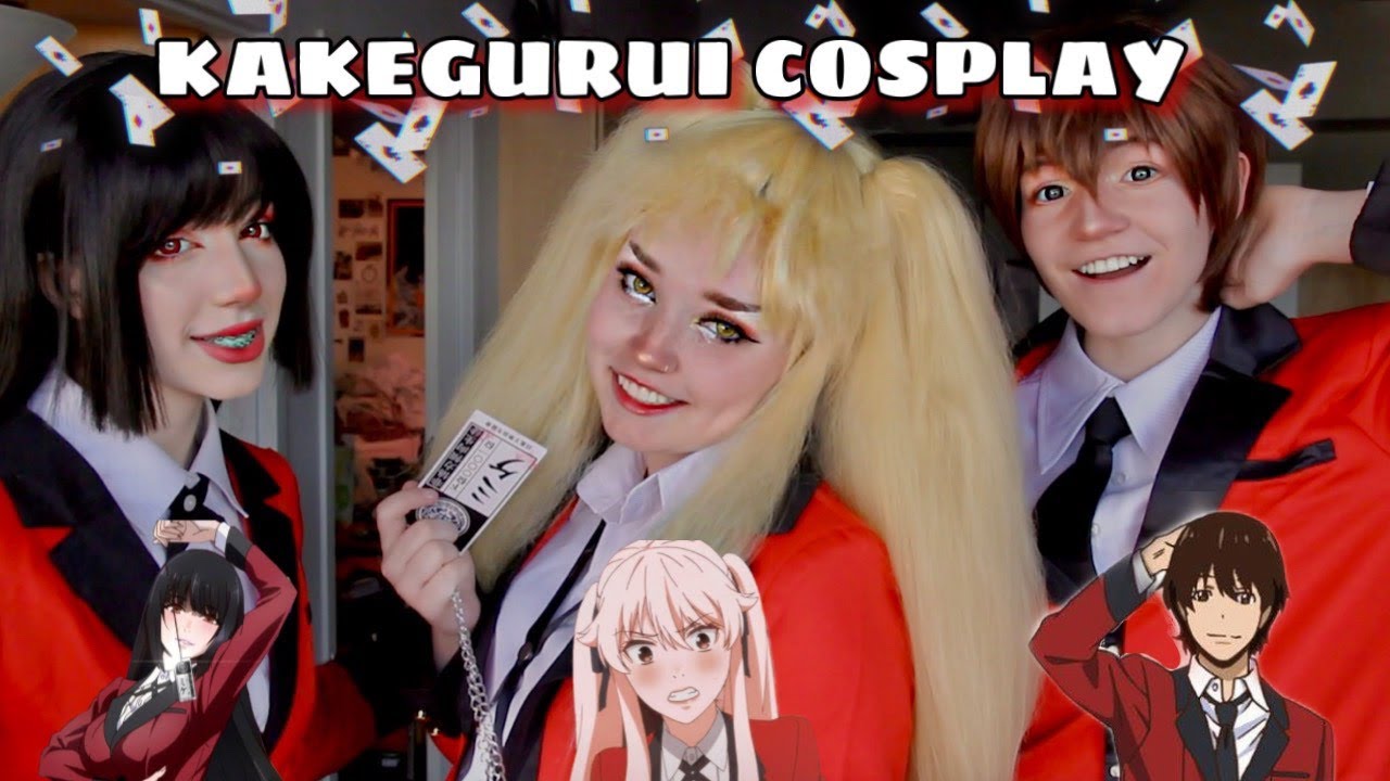 Yumeko, Mary, & Ryota Cosplay☆Kakegurui☆GRWM! 