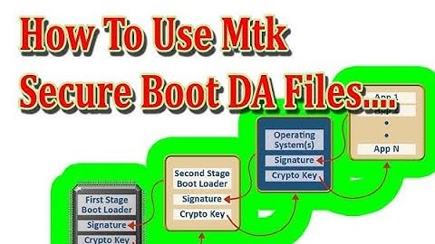 What is DA File? How to use mtk secure boot DA File Download Agent
