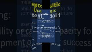 Potential Meaning  | Preposition Mistakes #Education #Shorts #eslprepositions #englishvocabmastery