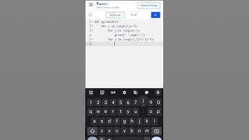 Python program for hollow triangle pattern#trending #shorts #coding #python