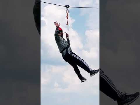 Zip line at wisp resort Swanton Maryland