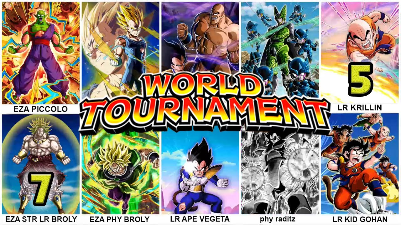 Dragon Ball Z Dokkan Battle Comparing all AOE World Tournament units
