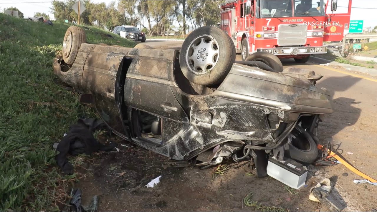 High Speed Rollover Crash | San Diego - YouTube