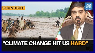 Climate Change Hit Us [Pakistan] Hard: Interim PM Anwaarul Haq Kakar | Dawn News English