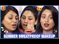 Easy & Quick Long lasting Sweatproof summer waterproof makeup No Color correct ￼#supermakeupstyle