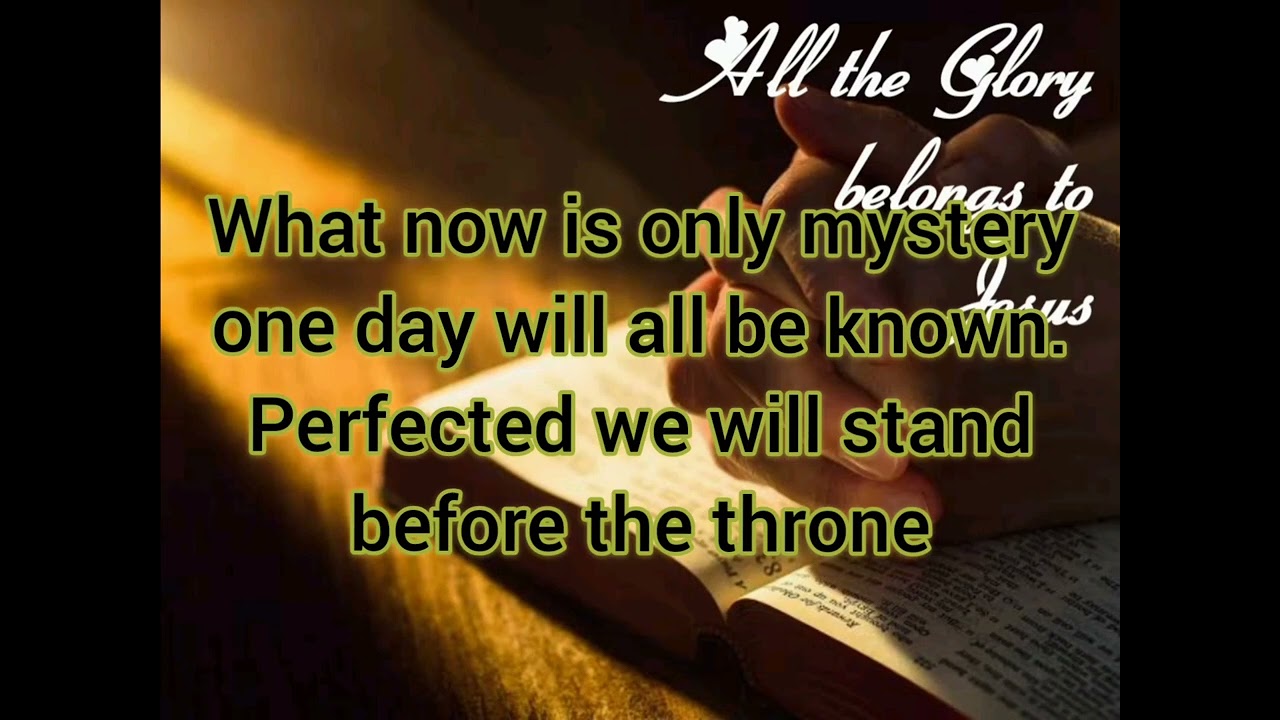 All the glory belongs to Jesus accompaniment - YouTube