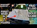 First Wash in 7 Years Audi Grand Sport GT Disaster Detail I Paid $1,000 SOLD for $3,899!!! in 1 day!