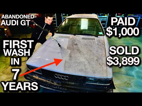 First Wash in 7 Years Audi Grand Sport GT Disaster Detail I Paid $1,000 SOLD for $3,899!!! in 1 