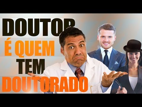 Vídeo: Diferença Entre Doutor E Professor