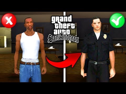 Как играть за ПОЛИЦЕЙСКОГО в GTA: San Andreas ?!