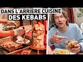 Dans larrire cuisine des kebabs